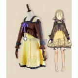 SINoALICE Sleeping Beauty Briar Rose Crusher Brown Yellow Cosplay Costume