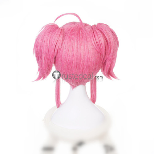 League of Legends LOL Lux Star Guardian Pink Ponytail Cosplay Wig