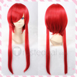 Gurren Lagann Yoko Littner Nia Teppelin Blonde Blue Long Red Ponytail Cosplay Wig
