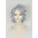 My Hero Academia Boku no Hero Academia Tetsutetsu Tetsutetsu Silver Gray Cosplay Wig