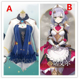 Genshin Impact Noelle Sucrose Cosplay Costumes
