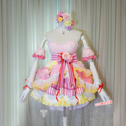 fancy dress party idolmaster Custom Rin Cosplay Costume (4th Anniversary) from The Idolmaster Cinderella Girls