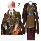 My Hero Academia Boku no Hero Academia Fumikage Shota Shoto Izuku Katsuki Denki Momo Ochaco Tsuyu Military Uniform Cosplay Costumes