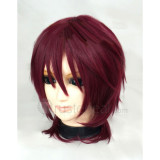 Free Iwatobi Swim Club Rin Matsuoka Wine Red Cosplay Wig