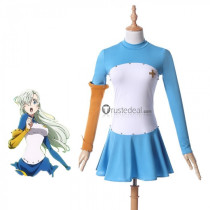 The Seven Deadly Sins: Revival of The Commandments Elizabeth Liones Blue White Cosplay Costume