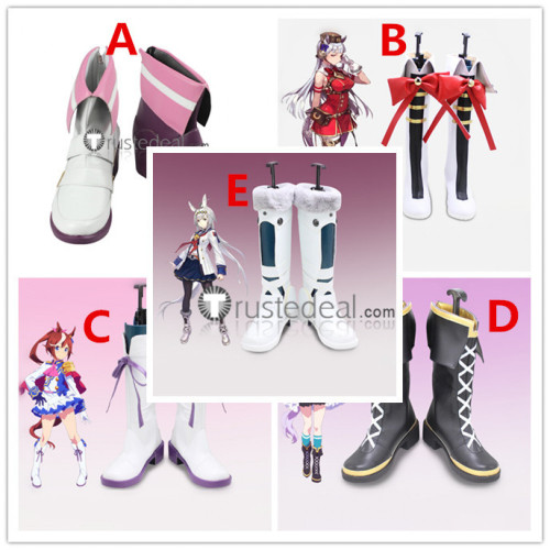 Uma Musume Pretty Derby Special Week Gold Ship Tokao Teio Oguri Cap Mejiro McQueen Cosplay Shoes Boots