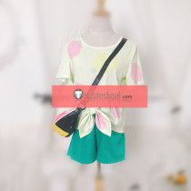 Pokemon Sun and Moon Heroine Selene Cosplay Costume