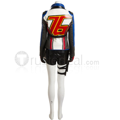 Overwatch Female Soldier 76 Cosplay Costume Set