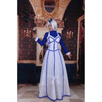 Black Butler Hannah Anafeloz Long White Maid Cosplay Costume