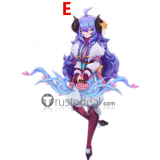 League of Legends LOL Spirit Blossom Ahri Kindred cassiopeia Pink White Blue Purple Cosplay Wig