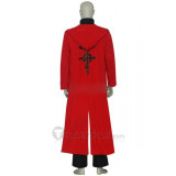 FullMetal Alchemist Edward Elric Red Coat Cosplay Costume