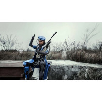 Overwatch Ana Captain Amari Young Skin Cosplay Costume