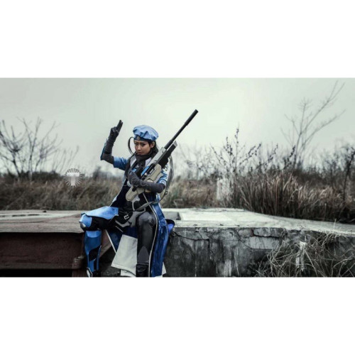 Overwatch Ana Captain Amari Young Skin Cosplay Costume