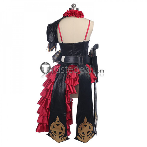 SINoALICE Cinderella Gunner Black Red Cosplay Costume