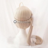 Yosuga no Sora Kasugano Sora Gray Blonde Ponytails Cosplay Wigs