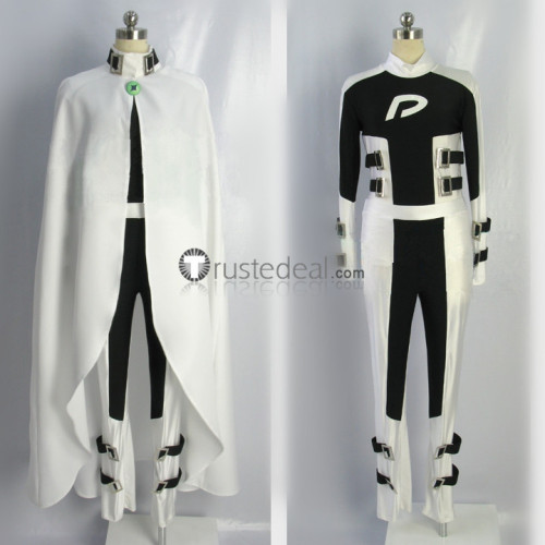 Danny Phantom Hero Black White Suit Cosplay Costume