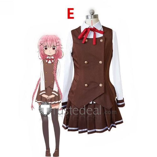 Anime Comic Girls Kaoruko Moeta Ruki Irokawa Tsubasa Katsuki Koyume Koizuka Gakuen School Uniform Cosplay Costumes