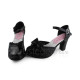 Dark Blue Bow Straps Lolita Sandals