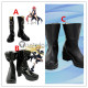 To Love-Ru Darkness Konjiki no Yami Mea Kurosaki Cosplay Black Shoes Boots