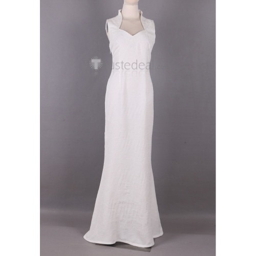 chinese dress ladies Uwowo Collab Series Final Fantasy 15 Lunafreya Nox Fleuret Luna White –  Uwowo Cosplay main image 0