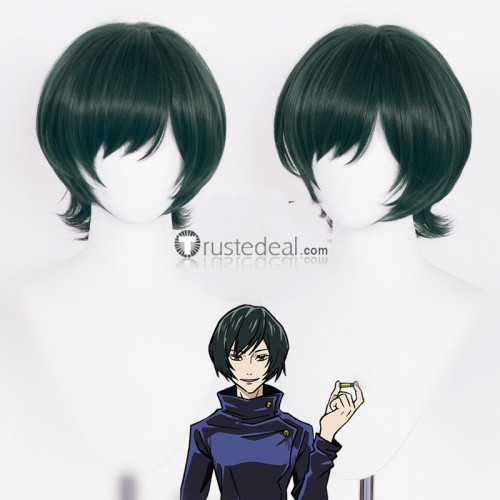 Jujutsu Kaisen Sorcery Fight Mai Zenin Nobara Kugisaki Junpei Yoshino Green Brown Cosplay Wigs