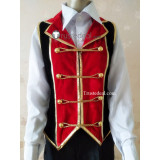 Boku no Hero Academia Halloween Card Shouto Todoroki Cosplay Costume Velvet Version