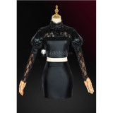 League of Legends KDA New Skins The Baddest Akali KaiSa Ahri Evelynn Cosplay Costumes Shoes Wigs