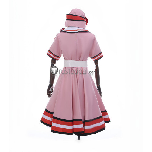 Kimetsu no Yaiba Demon Slayer Nezuku Kamado Pink Daily Cosplay Costume
