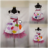 Guilty Crown YUZURIHA INORI White Flowers Cosplay Costume