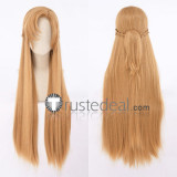 Sword Art Online SAO Asuna Long Brown Cosplay Wig