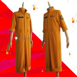 Enen no Shouboutai Shinra Arthur Akitaru Maki Orange Fire Force Bunker Gear Mission Uniform Cosplay Costume