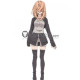 Future Card Buddyfight Megumi Mamakari Black Cosplay Shoes Boots