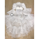 Nier Automata 2B Bride Wedding Dress White Black Fanart Cosplay Costumes