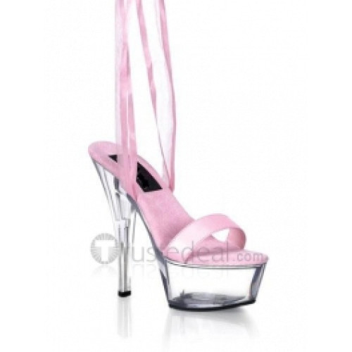 Slick-Surfaced Leather Upper High Heel Open-toes Platform Sexy Sandals(99-74)