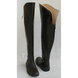 Attack on Titan Shingeki no Kyojin Military Eren Yeager Brown Black Cosplay Boots Shoes