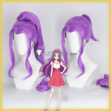 Aikatsu Stars! Lilie Shirogane Mizuki Kanzaki Silver Blue Purple Cosplay Wig