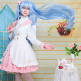 Vocaloid Hatsune Miku Pink Princess Lolita Cosplay Costume