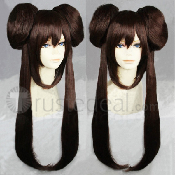 Pokemon Rosa Brown Cosplay Wig