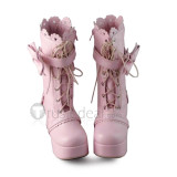 Sweet Pink Bows Boots