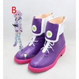 Hyperdimension Neptunia Planeptune Neptune Purple Cosplay Shoes Boots
