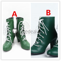 Sailor Moon Sailor Jupiter Kino Makoto Green Cosplay Shoes Boots