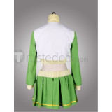 Vocaloid Project Diva 2nd Miku White Green Cosplay Costume