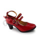 Glossy Red Sweet Lolita Shoes