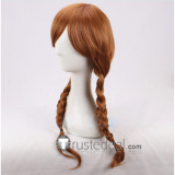 Film Annabelle Brown Braids Cosplay Wig
