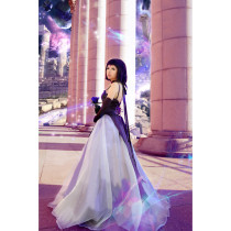 Sailor Moon Tomoe Hotaru Sailor Saturn Princess Purple Formal Dress Cosplay Costume