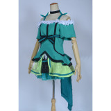Love Live Minami Kotori KiRa KiRa Sensation Green Perform Cosplay Costume