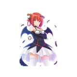Gabriel DropOut Satanichia Kurumizawa McDowell Demon Black Formal Dress Vampire Cosplay Costume