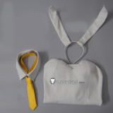 Overwatch Mercy Bunny White Suit Cosplay Costume