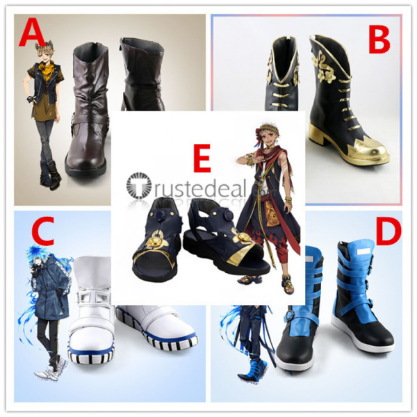 Disney Twisted-Wonderland Idia Epel Rook Jamil Kalim Ruggie Cosplay Shoes Boots
