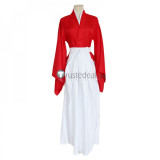 Rurouni Kenshin Himura Kenshin Red Blue Kimono Cosplay Costume